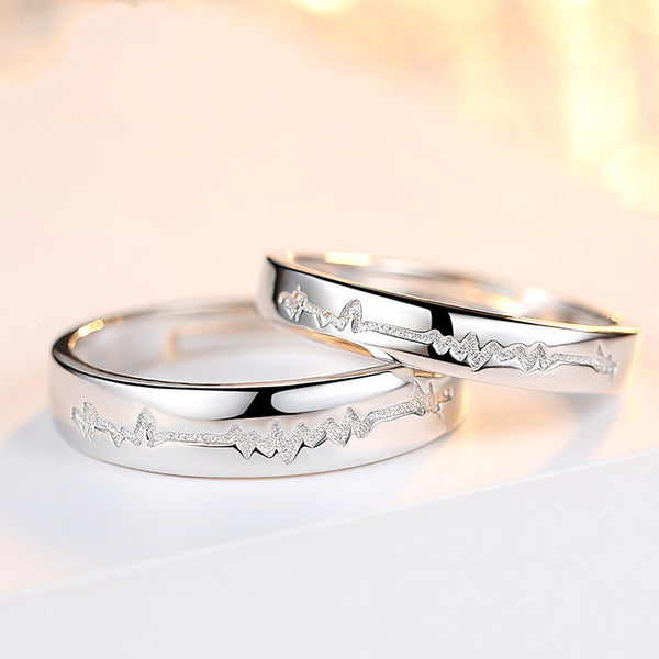 Sterling Silver Jewelry Pair Ring Women